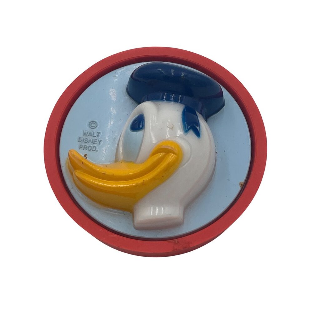 Vintage GE Donald Duck Night Light 1/4W 125V UL Listed Walt Disney Prod Red & Bl